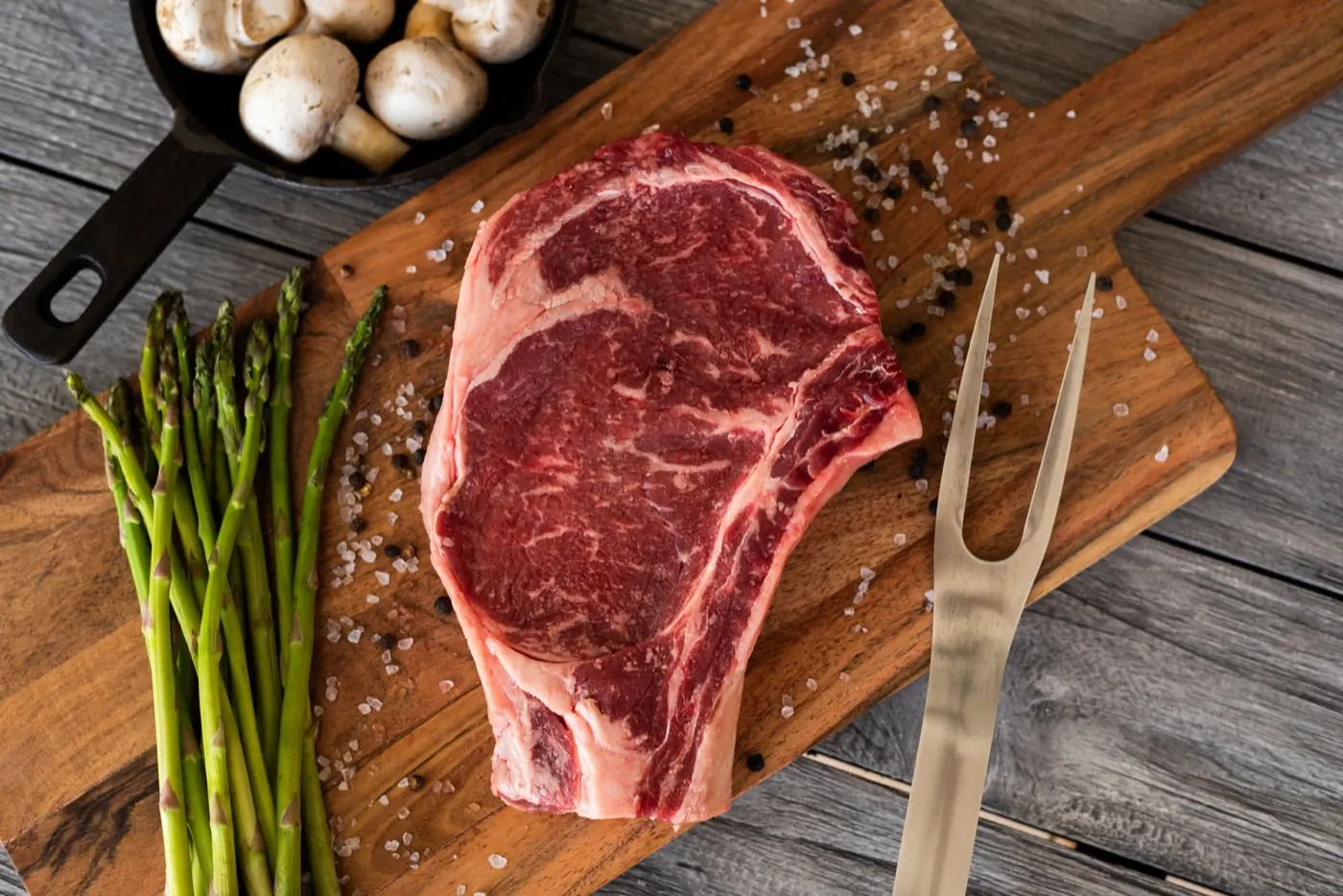 Whole Beef reservation: a bourbon mash finished ribeye from Bourbon Beef